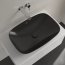 Villeroy & Boch Loop & Friends Umywalka nablatowa 62 x 42 cm bez przelewu czarna Pure Black z powłoką CeramicPlus 4A5001R7 - zdjęcie 6