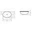 Villeroy & Boch Loop&Friends Umywalka podblatowa 48,5x32,5 cm, bez przelewu, z powłoką CeramicPlus, biała Weiss Alpin 616121R1 - zdjęcie 3