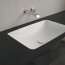 Villeroy & Boch Loop & Friends Umywalka podblatowa 61,5x38 cm z przelewem biały mat z powłoką CeramicPlus 4A5800RW - zdjęcie 2