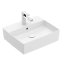 Villeroy & Boch Memento 2.0 Umywalka nablatowa 49,8x42 cm z przelewem biały mat z powłoką CeramicPlus 4A0750RW - zdjęcie 1
