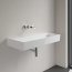 Villeroy & Boch Memento 2.0 Umywalka wisząca 100x47 cm bez otworu na baterię bez przelewu weiss alpin 4A22A301 - zdjęcie 4