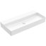 Villeroy & Boch Memento 2.0 Umywalka wisząca 100x47 cm bez otworu na baterię bez przelewu z powłoką CeramicPlus weiss alpin 4A221FR1 - zdjęcie 2