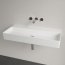 Villeroy & Boch Memento 2.0 Umywalka wisząca 100x47 cm bez otworu na baterię bez przelewu z powłoką CeramicPlus weiss alpin 4A221FR1 - zdjęcie 5