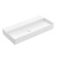 Villeroy & Boch Memento 2.0 Umywalka wisząca lub nablatowa 100x47 cm bez przelewu bez otworu na baterię biały mat z powłoką CeramicPlus 4A221FRW - zdjęcie 1