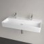 Villeroy & Boch Memento 2.0 Umywalka wisząca lub nablatowa 100x47 cm podwójna bez przelewu biały mat z powłoką CeramicPlus 4A221KRW - zdjęcie 7