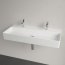Villeroy & Boch Memento 2.0 Umywalka wisząca 100x47 cm z 2 otworami na baterie bez przelewu weiss alpin 4A221K01 - zdjęcie 5