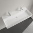 Villeroy & Boch Memento 2.0 Umywalka wisząca 100x47 cm z 2 otworami na baterie bez przelewu weiss alpin 4A221K01 - zdjęcie 7