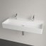 Villeroy & Boch Memento 2.0 Umywalka wisząca 100x47 cm z 2 otworami na baterie bez przelewu weiss alpin 4A22A101 - zdjęcie 5