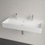 Villeroy & Boch Memento 2.0 Umywalka wisząca 100x47 cm z 2 otworami na baterie z przelewem z powłoką CeramicPlus weiss alpin 4A22A4R1 - zdjęcie 4