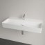 Villeroy & Boch Memento 2.0 Umywalka wisząca 100x47 cm z otworem na baterię bez przelewu z powłoką CeramicPlus weiss alpin 4A22A2R1 - zdjęcie 5