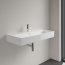 Villeroy & Boch Memento 2.0 Umywalka wisząca 100x47 cm z otworem na baterię z przelewem weiss alpin 4A221G01 - zdjęcie 2