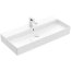 Villeroy & Boch Memento 2.0 Umywalka wisząca 100x47 cm z otworem na baterię z przelewem weiss alpin 4A221G01 - zdjęcie 1