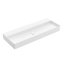 Villeroy & Boch Memento 2.0 Umywalka wisząca lub nablatowa 120x47 cm bez przelewu bez otworu na baterię biały mat z powłoką CeramicPlus 4A22CFRW - zdjęcie 1