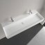 Villeroy & Boch Memento 2.0 Umywalka wisząca 120x47 cm podwójna bez przelewu biały mat z powłoką CeramicPlus 4A22C1RW - zdjęcie 8