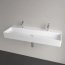 Villeroy & Boch Memento 2.0 Umywalka wisząca 120x47 cm podwójna bez przelewu biały mat z powłoką CeramicPlus 4A22C1RW - zdjęcie 7