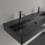 Villeroy & Boch Memento 2.0 Umywalka wisząca lub nablatowa 120x47 cm podwójna z przelewem czarna Pure Black z powłoką CeramicPlus 4A22CKR7 - zdjęcie 5