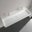 Villeroy & Boch Memento 2.0 Umywalka wisząca 120x47 cm podwójna z przelewem biały mat z powłoką CeramicPlus 4A22C4RW - zdjęcie 7