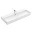 Villeroy & Boch Memento 2.0 Umywalka wisząca 120x47 cm z otworem na baterię z przelewem biały mat z powłoką CeramicPlus 4A22C5RW - zdjęcie 1