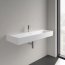Villeroy & Boch Memento 2.0 Umywalka wisząca lub nablatowa 120x47 cm z otworem na baterię z przelewem biały mat z powłoką CeramicPlus 4A22CLRW - zdjęcie 2