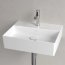 Villeroy & Boch Memento 2.0 Umywalka wisząca 50x42 cm z otworem na baterię bez przelewu biały mat z powłoką CeramicPlus 4A2251RW - zdjęcie 7