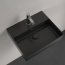 Villeroy & Boch Memento 2.0 Umywalka wisząca 50x42 cm z otworem na baterię bez przelewu czarna Pure Black z powłoką CeramicPlus 4A2251R7 - zdjęcie 9