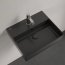 Villeroy & Boch Memento 2.0 Umywalka wisząca 50x42 cm z otworem na baterię z przelewem z powłoką CeramicPlus ebony 4A2250S5 - zdjęcie 5