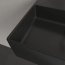 Villeroy & Boch Memento 2.0 Umywalka wisząca 50x42 cm z otworem na baterię z przelewem z powłoką CeramicPlus ebony 4A2250S5 - zdjęcie 8