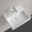 Villeroy & Boch Memento 2.0 Umywalka wisząca 50x42 cm z otworem na baterię z przelewem biały mat z powłoką CeramicPlus 4A2250RW - zdjęcie 2