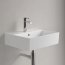 Villeroy & Boch Memento 2.0 Umywalka wisząca 50x42 cm z otworem na baterię z przelewem biały mat z powłoką CeramicPlus 4A2250RW - zdjęcie 8