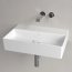 Villeroy & Boch Memento 2.0 Umywalka wisząca 60x42 cm bez przelewu bez otworu na baterię biały mat z powłoką CeramicPlus 4A2263RW - zdjęcie 2