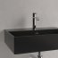 Villeroy & Boch Memento 2.0 Umywalka wisząca 60x42 cm z otworem na baterię bez przelewu czarna Pure Black z powłoką CeramicPlus 4A2261R7 - zdjęcie 8