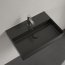 Villeroy & Boch Memento 2.0 Umywalka wisząca 60x42 cm z otworem na baterię bez przelewu z powłoką CeramicPlus ebony 4A2261S5 - zdjęcie 5