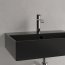 Villeroy & Boch Memento 2.0 Umywalka wisząca 60x42 cm z otworem na baterię z przelewem czarna Pure Black z powłoką CeramicPlus 4A2260R7 - zdjęcie 9