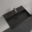 Villeroy & Boch Memento 2.0 Umywalka wisząca 60x42 cm z otworem na baterię z przelewem czarna Pure Black z powłoką CeramicPlus 4A2260R7 - zdjęcie 6