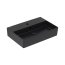 Villeroy & Boch Memento 2.0 Umywalka wisząca 60x42 cm z otworem na baterię z przelewem czarna Pure Black z powłoką CeramicPlus 4A2260R7 - zdjęcie 2