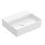 Villeroy & Boch Memento 2.0 Umywalka wisząca lub nablatowa 50x42 cm bez przelewu bez otworu na baterię biały mat z powłoką CeramicPlus 4A225FRW - zdjęcie 1