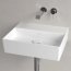 Villeroy & Boch Memento 2.0 Umywalka wisząca lub nablatowa 50x42 cm bez przelewu bez otworu na baterię biały mat z powłoką CeramicPlus 4A225FRW - zdjęcie 7