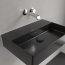 Villeroy & Boch Memento 2.0 Umywalka wisząca lub nablatowa 60x42 cm bez otworu na baterię bez przelewu czarna Pure Black z powłoką CeramicPlus 4A226FR7 - zdjęcie 9