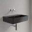 Villeroy & Boch Memento 2.0 Umywalka wisząca lub nablatowa 60x42 cm bez otworu na baterię bez przelewu czarna Pure Black z powłoką CeramicPlus 4A226FR7 - zdjęcie 5
