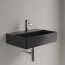 Villeroy & Boch Memento 2.0 Umywalka wisząca lub nablatowa 60x42 cm z otworem na baterię z przelewem czarna Pure Black z powłoką CeramicPlus 4A226GR7 - zdjęcie 9