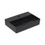 Villeroy & Boch Memento 2.0 Umywalka wisząca lub nablatowa 60x42 cm z otworem na baterię z przelewem czarna Pure Black z powłoką CeramicPlus 4A226GR7 - zdjęcie 2