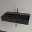 Villeroy & Boch Memento 2.0 Umywalka wisząca lub nablatowa 80x47 cm z otworem na baterię z przelewem czarna Pure Black z powłoką CeramicPlus 4A228GR7 - zdjęcie 8