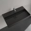 Villeroy & Boch Memento 2.0 Umywalka wisząca lub nablatowa 80x47 cm z otworem na baterię z przelewem czarna Pure Black z powłoką CeramicPlus 4A228GR7 - zdjęcie 7