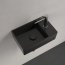 Villeroy & Boch Memento 2.0 Umywalka wisząca mała 40x26 cm bez przelewu z powłoką CeramicPlus czarna Pure Black 432340R7 - zdjęcie 5