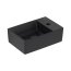 Villeroy & Boch Memento 2.0 Umywalka wisząca mała 40x26 cm bez przelewu z powłoką CeramicPlus czarna Pure Black 432340R7 - zdjęcie 2