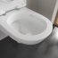 Villeroy & Boch O.novo Combi-Pack Zestaw Toaleta WC 56x36 cm bez kołnierza + stelaż podtynkowy + deska wolnoopadająca + przycisk WC weiss alpin/biały 5660D301 - zdjęcie 12