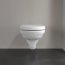 Villeroy & Boch O.novo Combi-Pack Zestaw Toaleta WC 56x36 cm bez kołnierza + stelaż podtynkowy + deska wolnoopadająca + przycisk WC weiss alpin/biały 5660D301 - zdjęcie 7