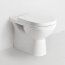 Villeroy & Boch O.Novo Toaleta WC stojąca 36x56 cm lejowa z powłoką CeramicPlus, biała Weiss Alpin 565710R1 - zdjęcie 2