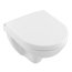 Villeroy & Boch O.Novo Toaleta WC podwieszana 36x49 cm Compact krótka DirectFlush bez kołnierza z powłoką CeramicPlus, biała Weiss Alpin 5688R0R1 - zdjęcie 1