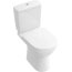 Villeroy & Boch O.novo Toaleta WC stojąca 64x36 cm kompakt bez kołnierza z powłoką CeramicPlus i AntiBac weiss alpin 5661R0T2 - zdjęcie 1